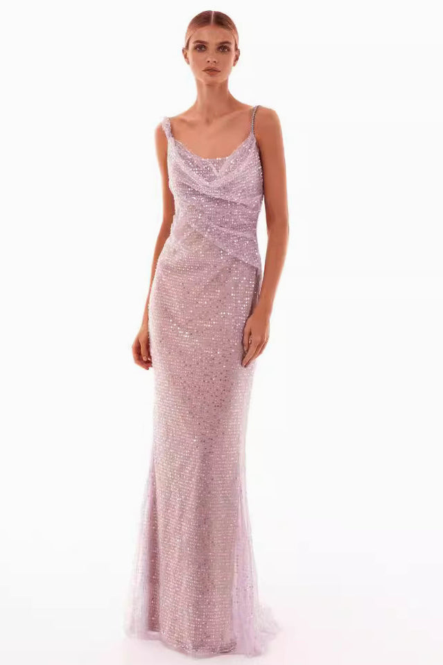 Artemesia Sequin Backless Maxi Dress - Riyosa®