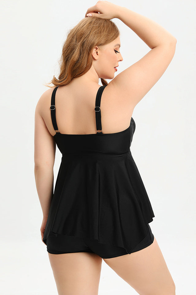 (L-5XL) Plus Size Tankini Swimsuit - Riyosa®