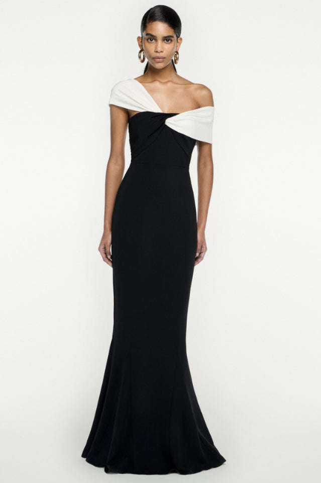 Asymmetric Off Shoulder Maxi Dress - Riyosa®