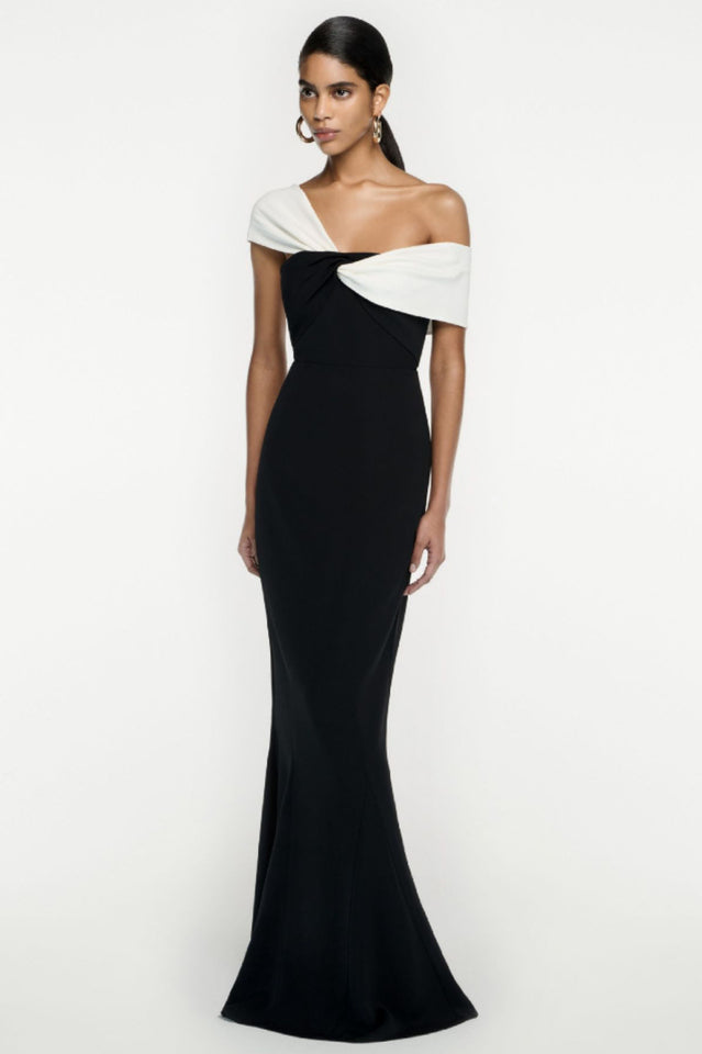 Asymmetric Off Shoulder Maxi Dress - Riyosa®