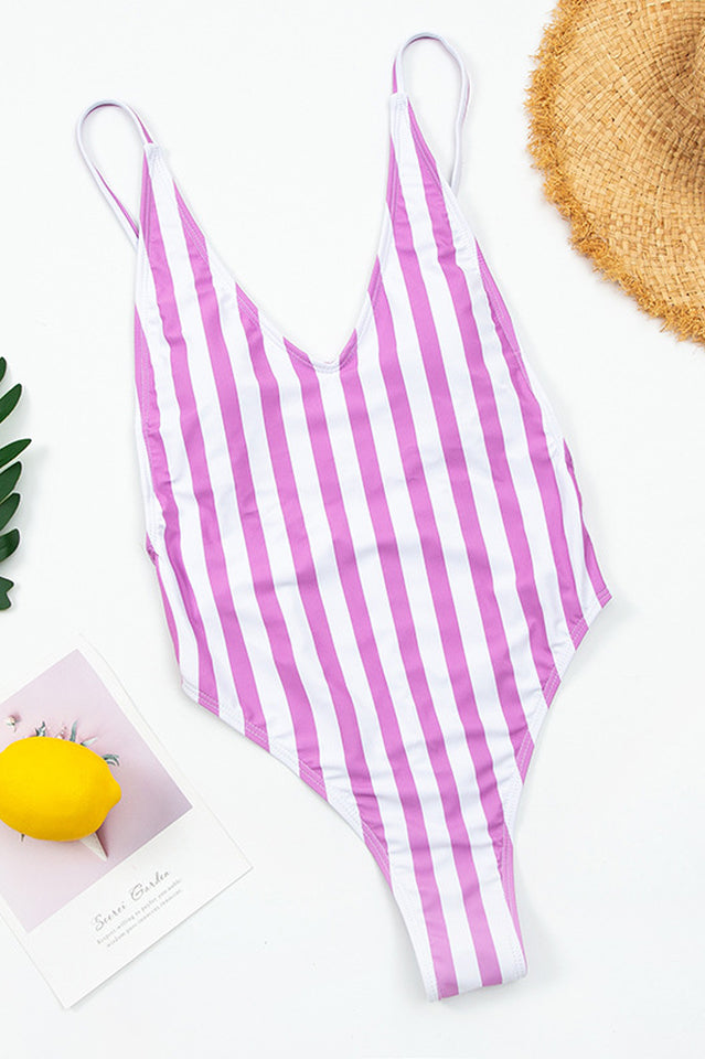 Stripe One Piece Swimsuit - Riyosa®