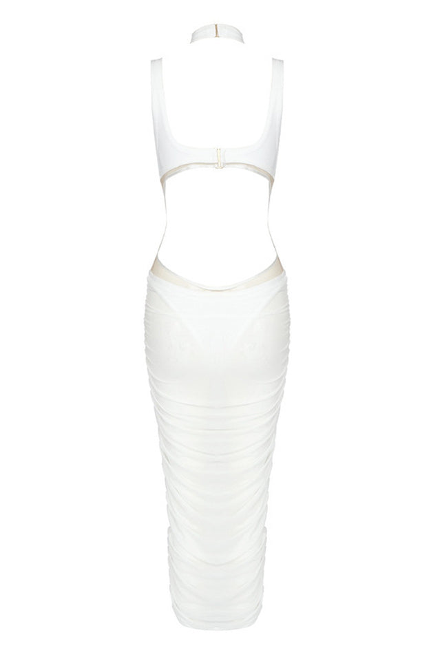 Cutout See Through Mesh Dress - Riyosa®