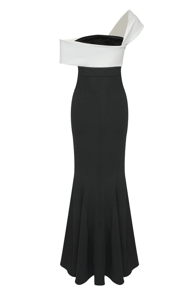 Asymmetric Off Shoulder Maxi Dress - Riyosa®