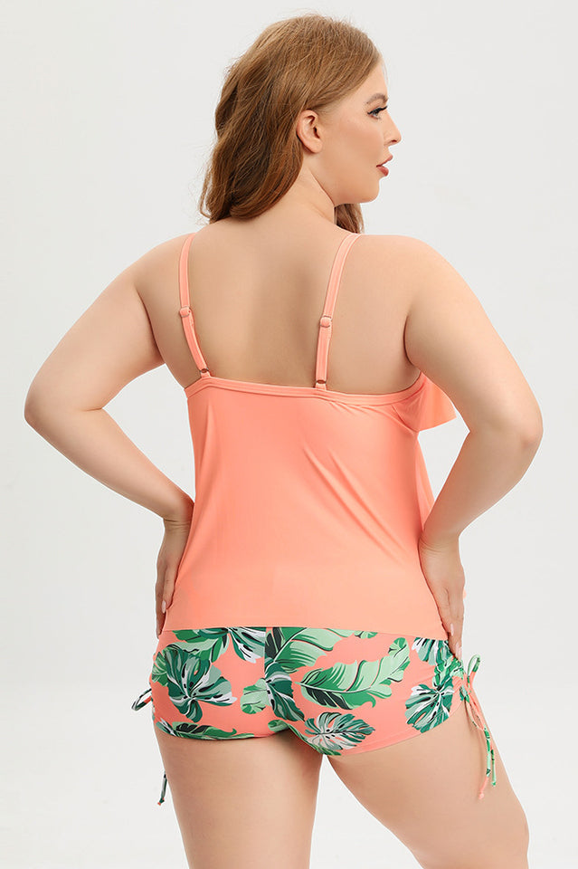 (L-5XL) Plus Size Tankini Swimsuit - Riyosa®