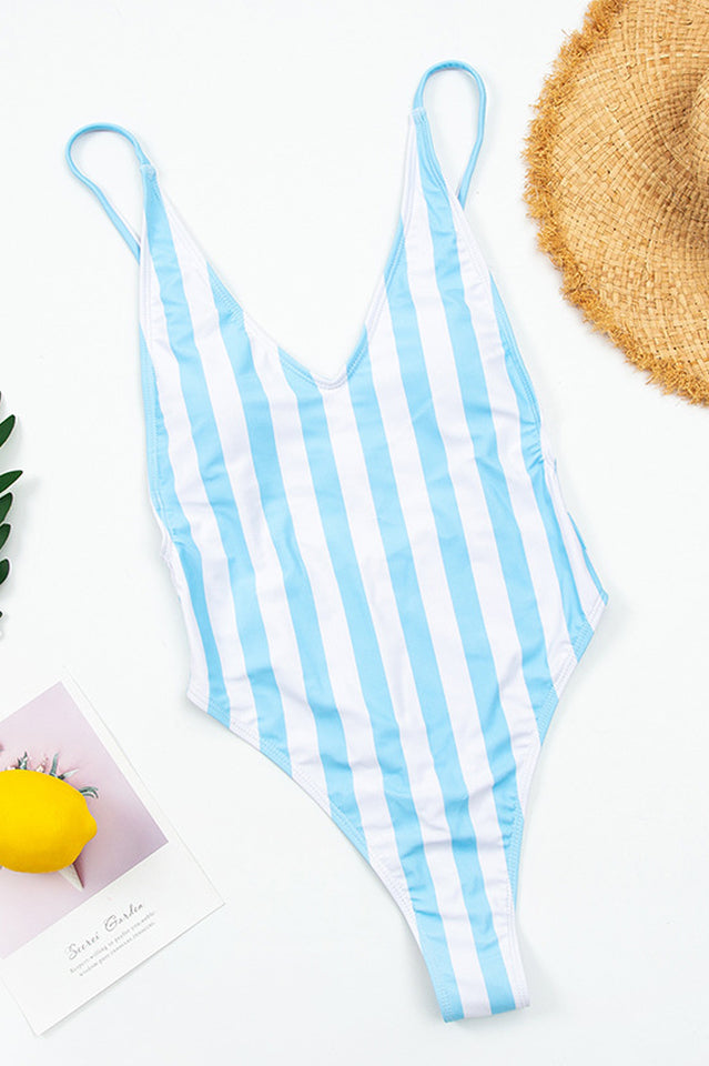 Stripe One Piece Swimsuit - Riyosa®