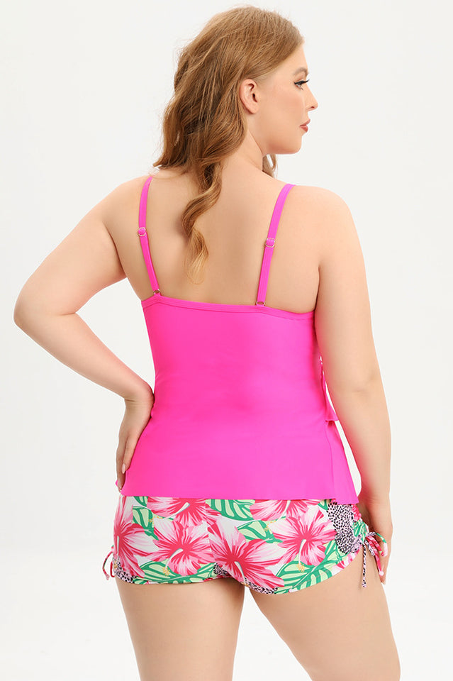 (L-5XL) Plus Size Tankini Swimsuit - Riyosa®