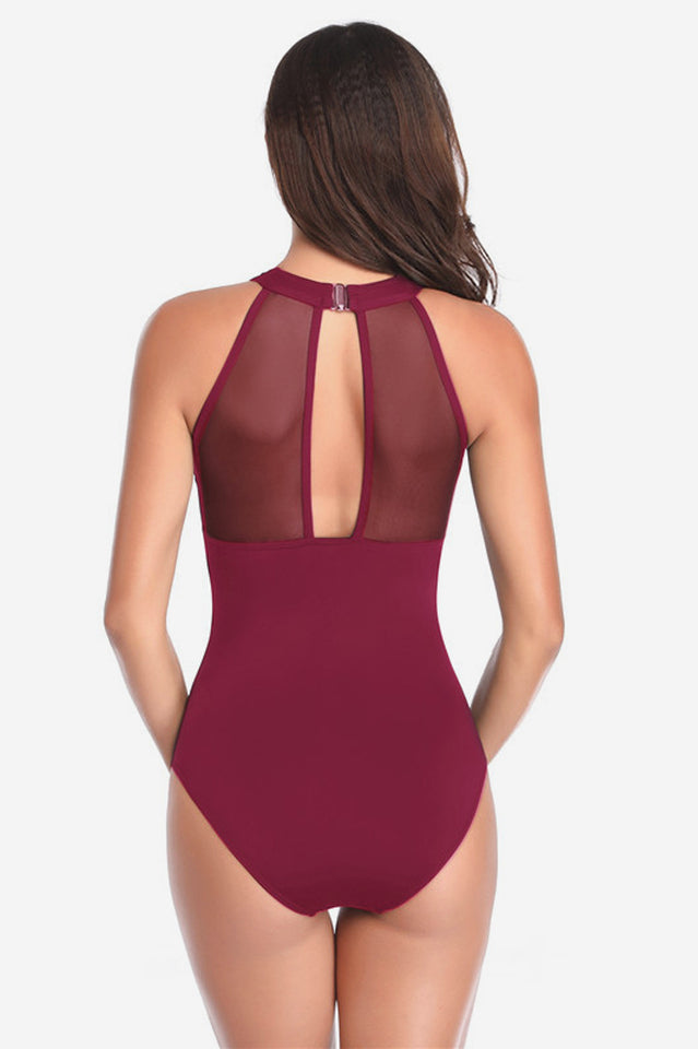 Mesh Swimwear With Tummy Control - Riyosa®