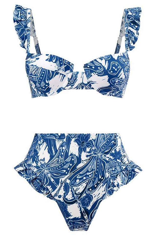 Ruffled Push Up Bikini Set - Riyosa®