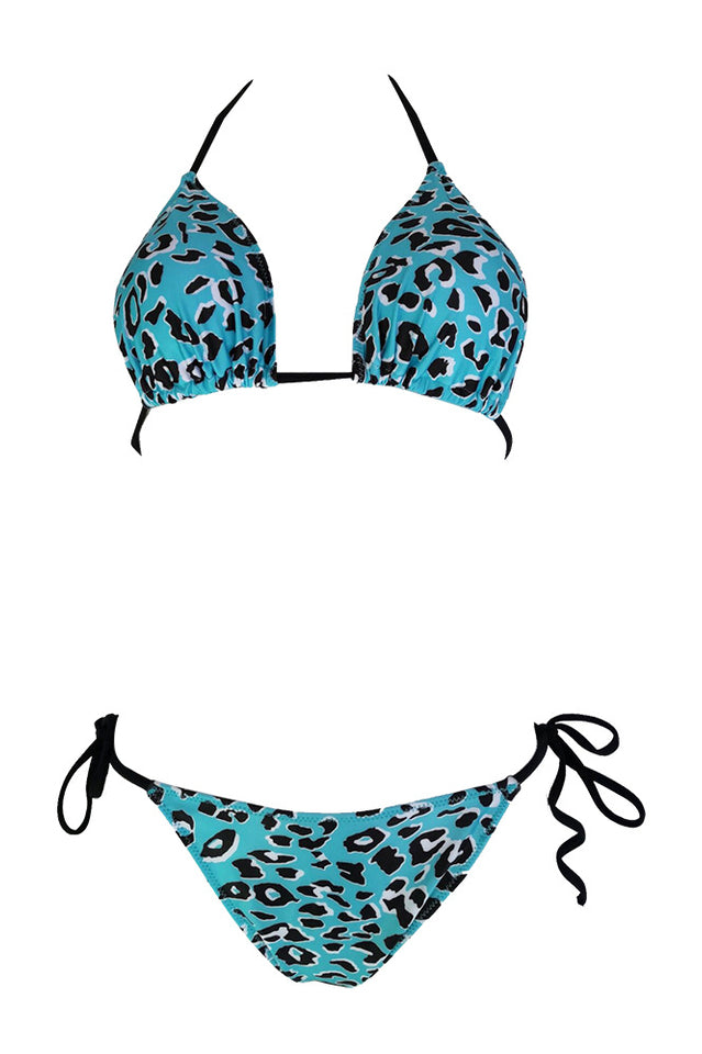 Leopard Print Push Up Brazilian Swimsuit - Riyosa®