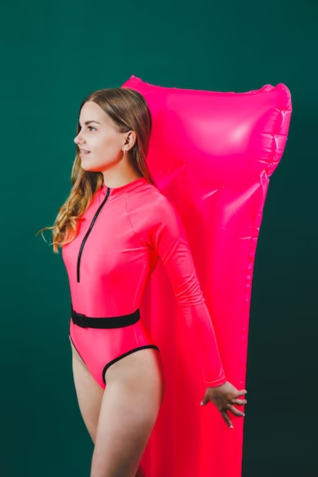 Surf-Up Neon Belted Swimsuit - Riyosa®