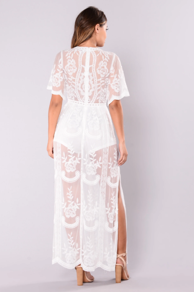 Boho Lace Maxi Dress - Riyosa®