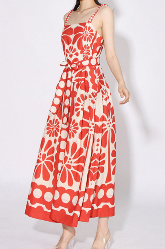 Asatira Printed Maxi Dress - Riyosa®