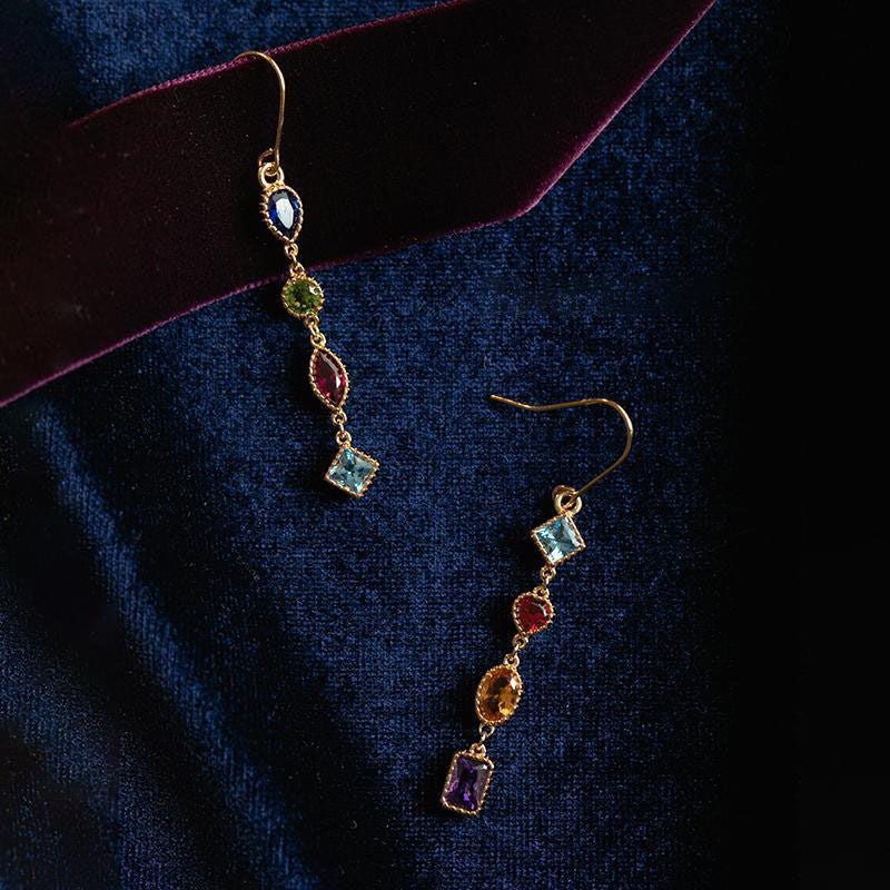 Baroque Drop Earrings - Deborah - Gold - Plated - Abbott Atelier