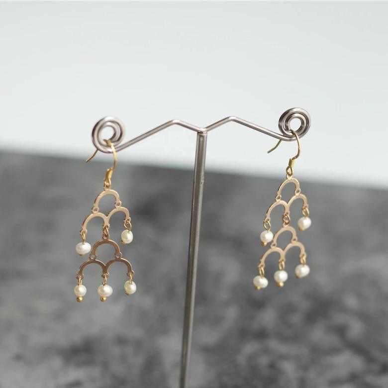 Baroque Earrings - Freshwater Pearls - Abbott Atelier