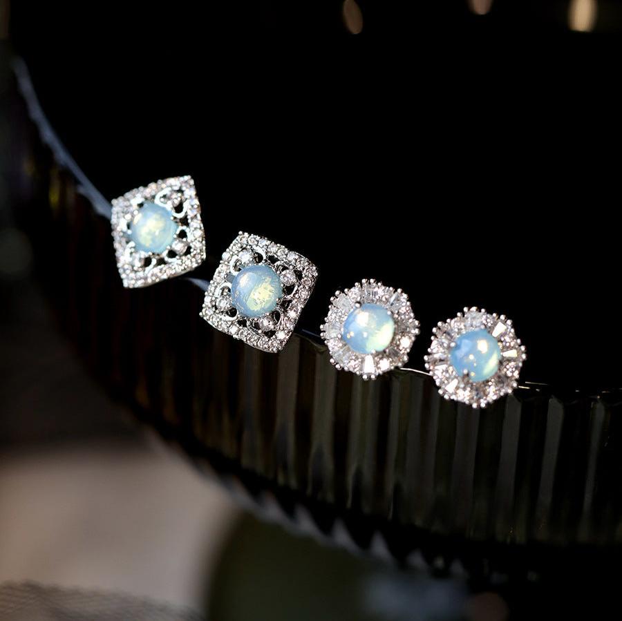 Baroque Stud Earrings - Kelsey - Hypoallergenic - Abbott Atelier