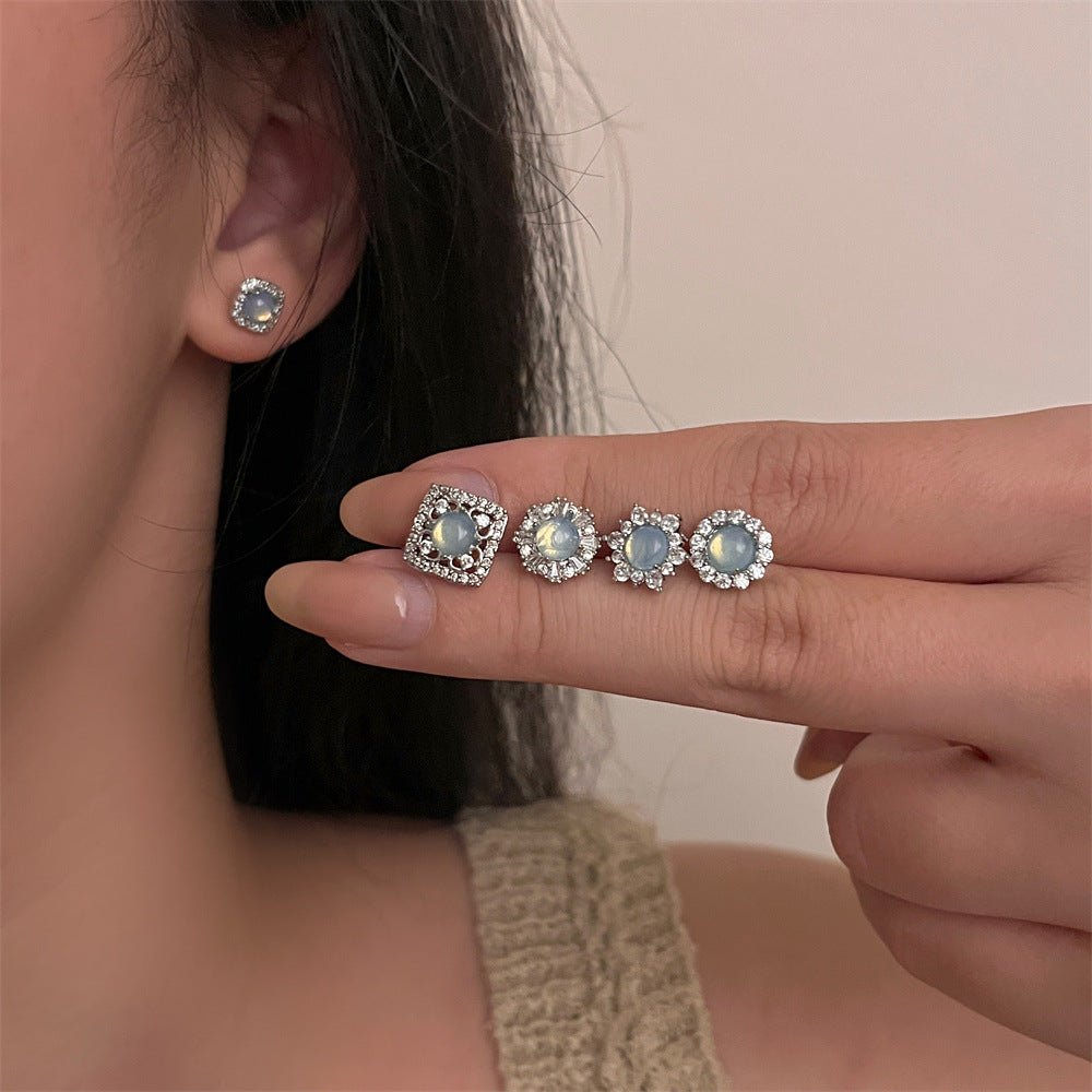 Baroque Stud Earrings - Kelsey - Hypoallergenic - Abbott Atelier