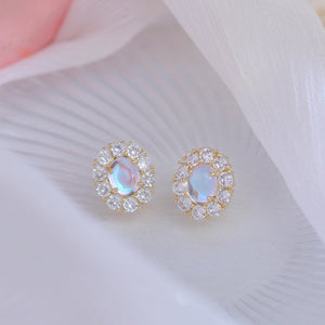 Baroque Stud Earrings - Vanna - Hypoallergenic - Abbott Atelier