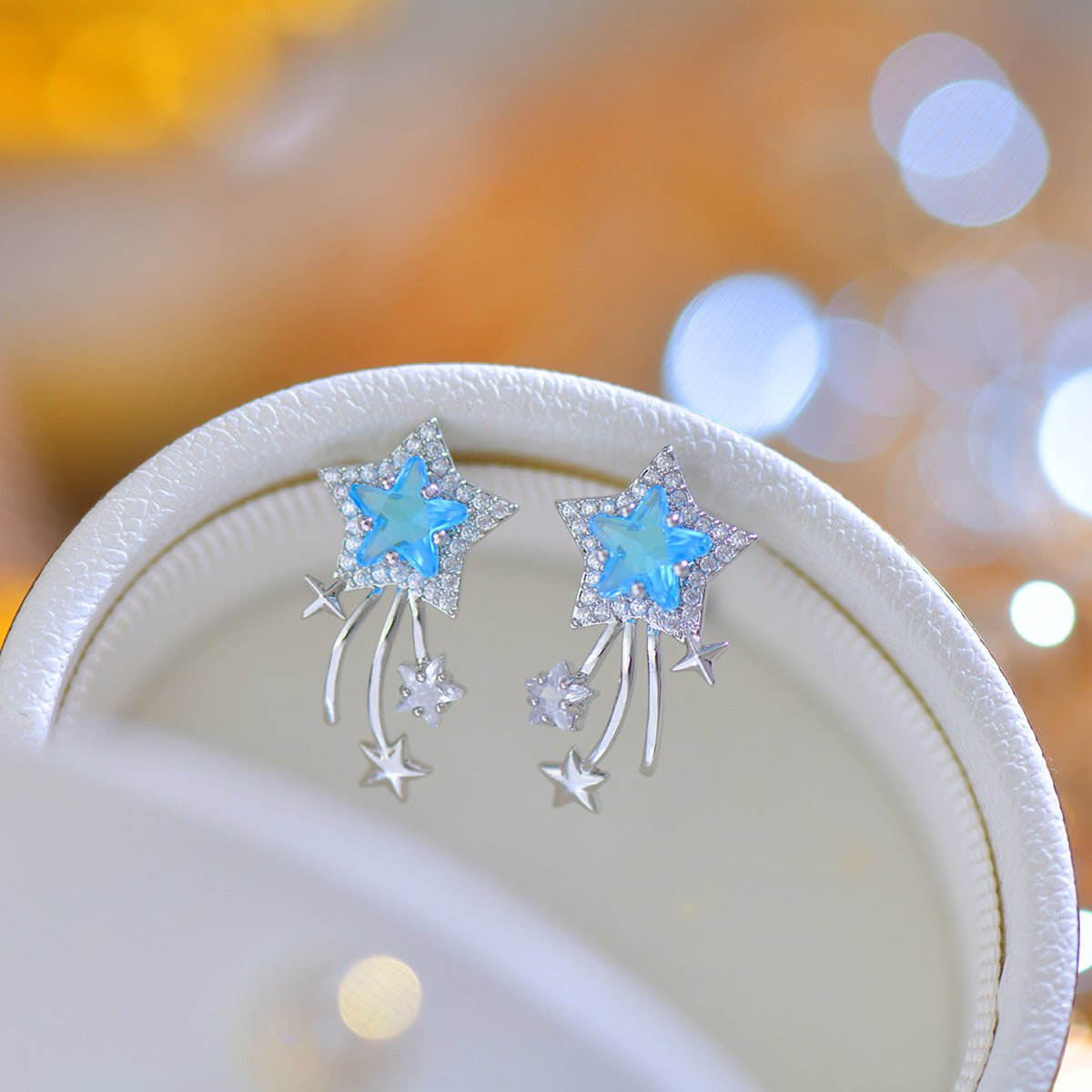 Blue Star Earrings - Hypoallergenic - Abbott Atelier