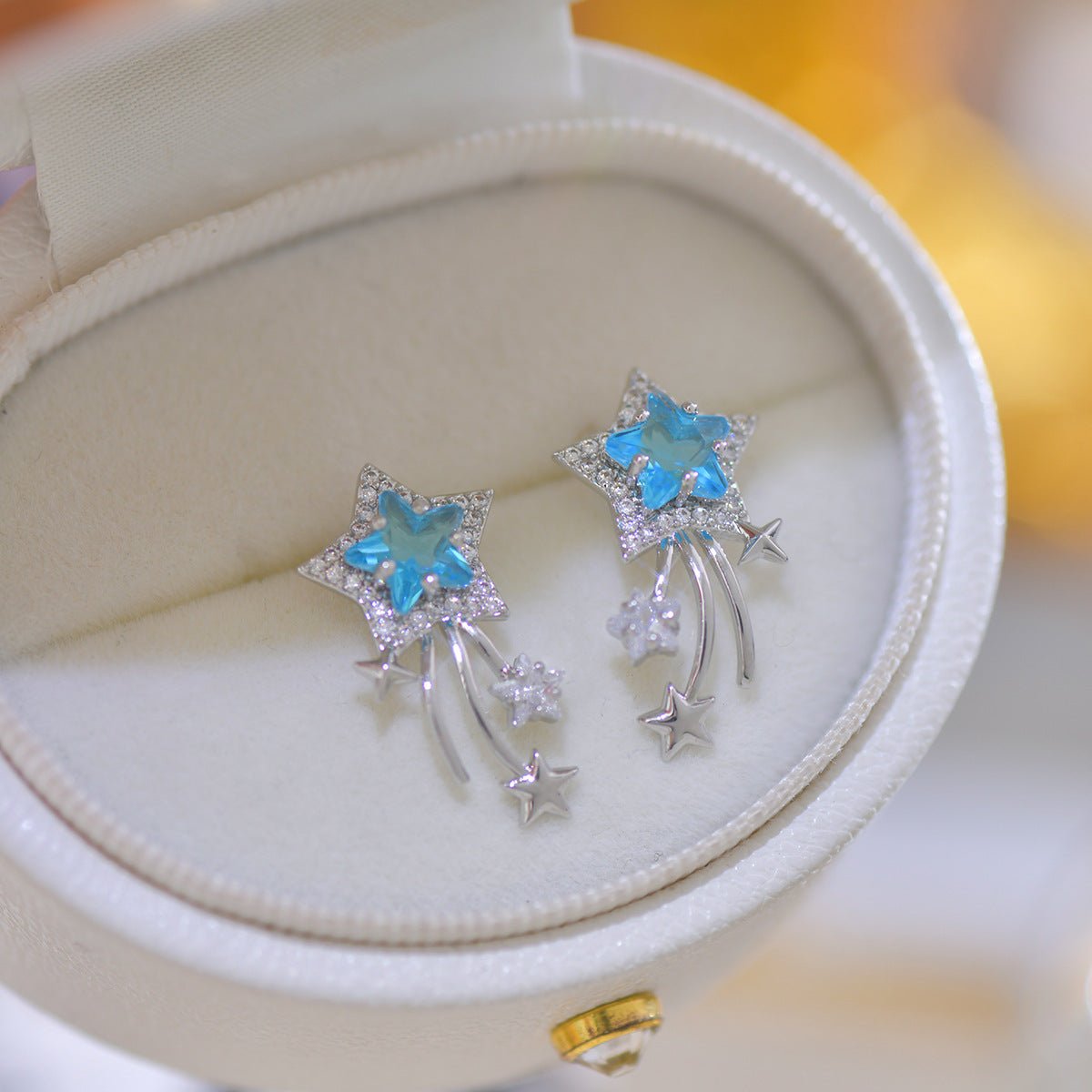 Blue Star Earrings - Hypoallergenic - Abbott Atelier