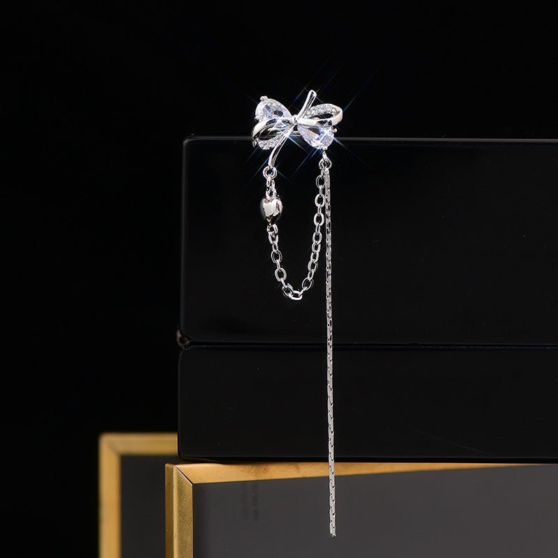 Bow Drop Ear Cuffs - Ear Cuffs - Abbott Atelier