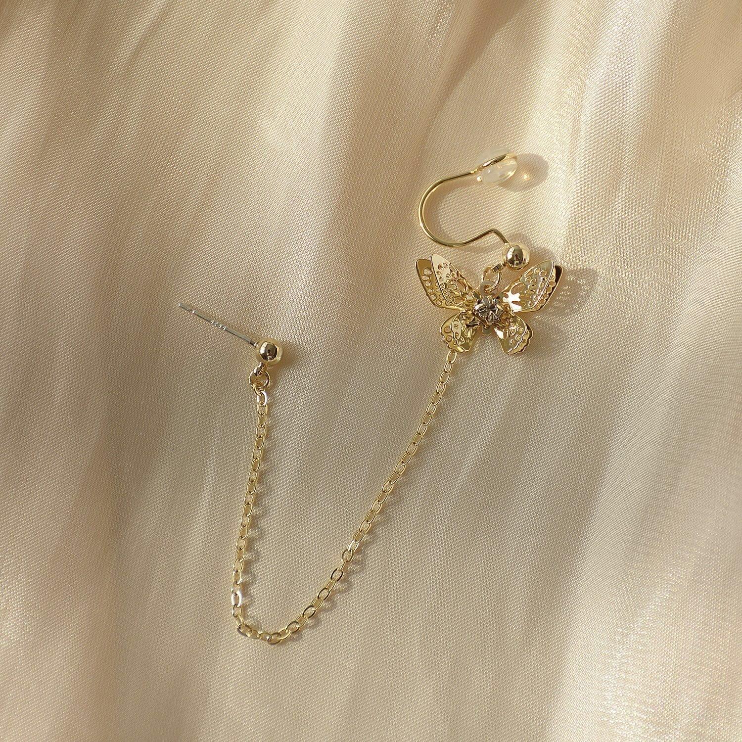 Butterfly Earring & Ear Cuff - Evelyn - Hypoallergenic - Abbott Atelier