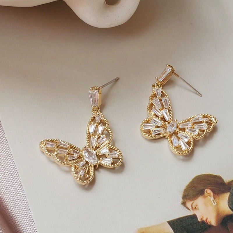 Butterfly Earrings - Analena - Hypoallergenic - Abbott Atelier