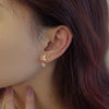 Butterfly Earrings in Rose Gold - Hypoallergenic - Abbott Atelier