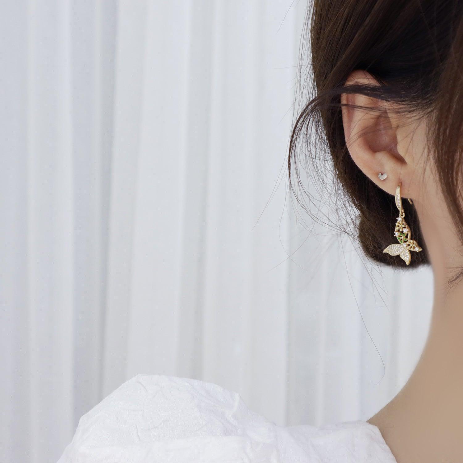 Butterfly Earrings - Jocelyn - Gold Plated - Abbott Atelier