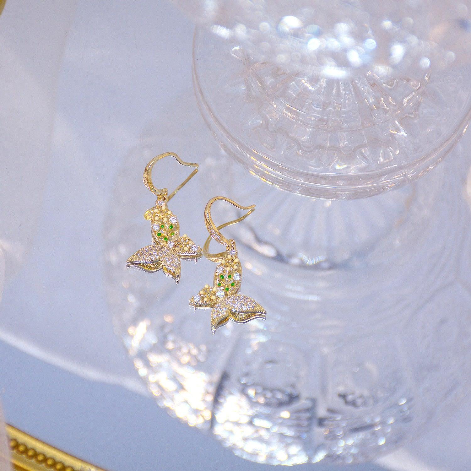 Butterfly Earrings - Jocelyn - Gold Plated - Abbott Atelier