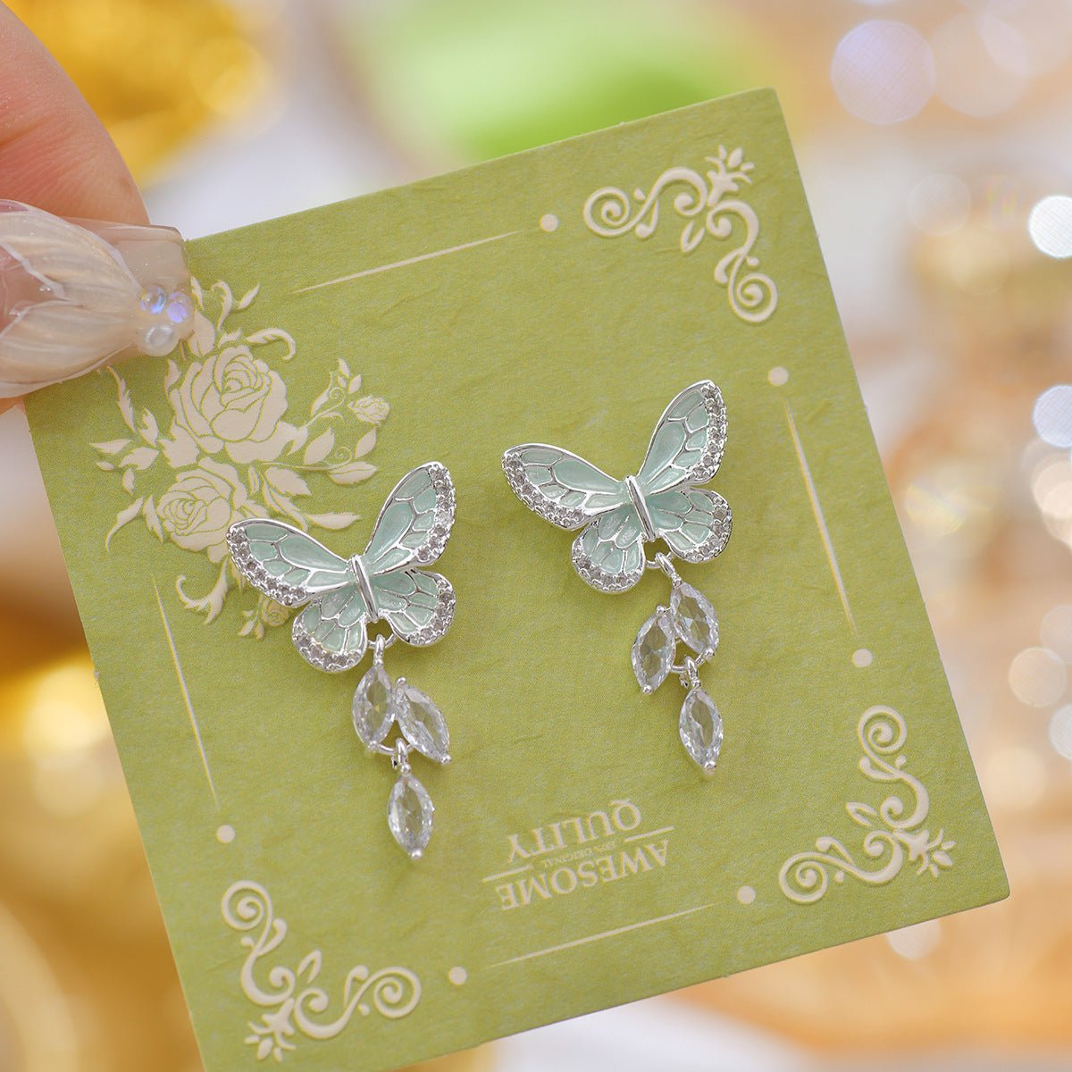 Butterfly Earrings - Jules - Hypoallergenic - Abbott Atelier