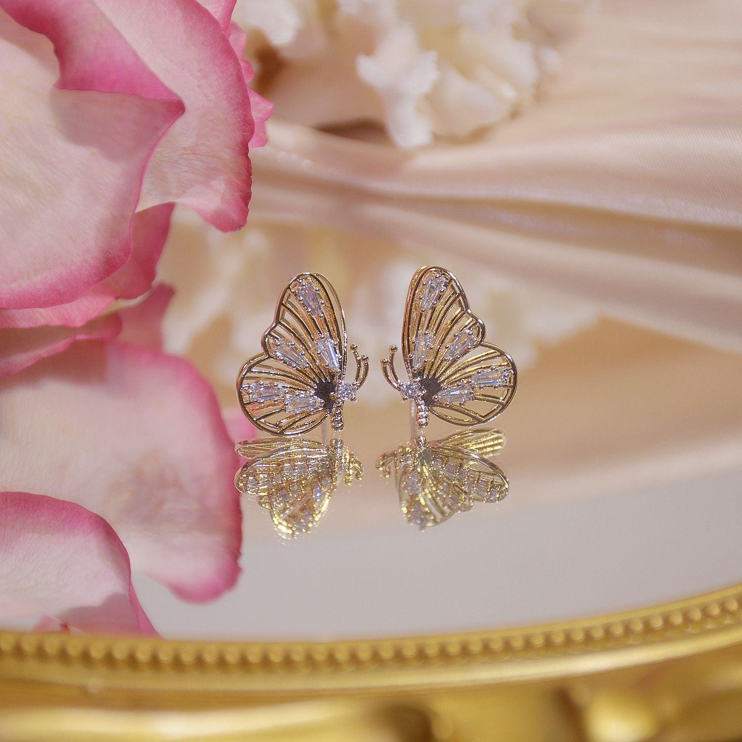 Butterfly Earrings - Vanessa - Hypoallergenic - Abbott Atelier