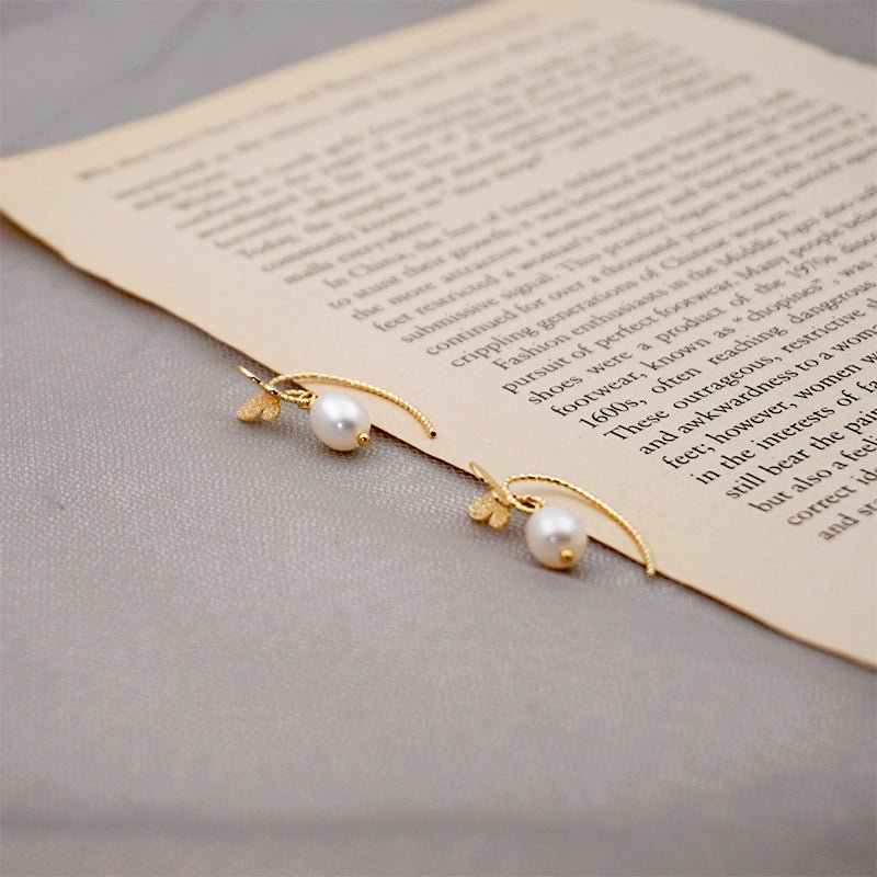 Butterfly Pearl Earrings - Freshwater Pearls - Abbott Atelier