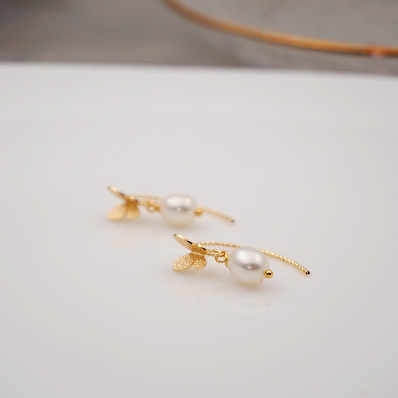 Butterfly Pearl Earrings - Freshwater Pearls - Abbott Atelier