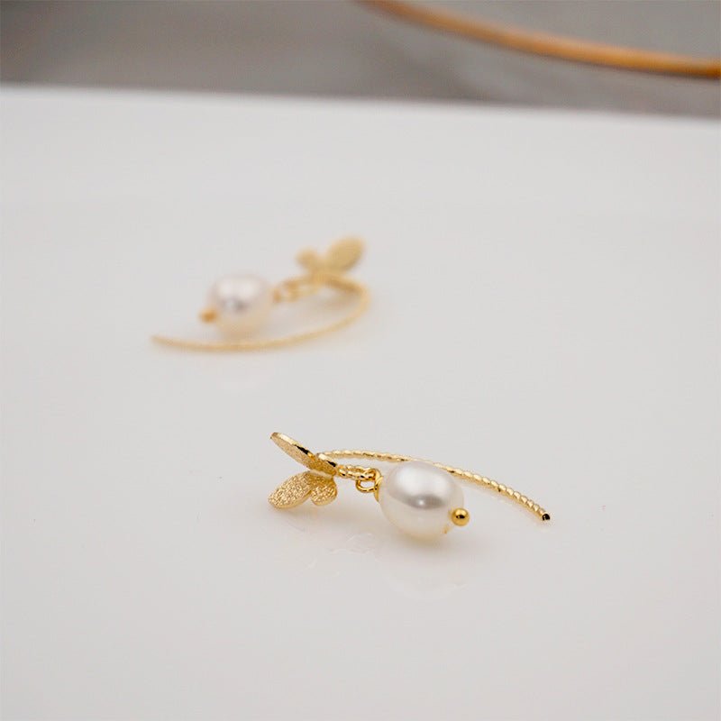 Butterfly Pearl Earrings - Freshwater Pearls - Abbott Atelier