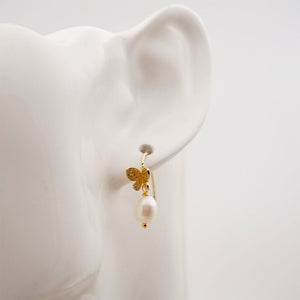 Butterfly Pearl Earrings - Freshwater Pearls - Abbott Atelier