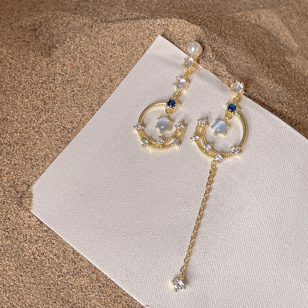 Celestial Earrings - Azure - Hypoallergenic - Abbott Atelier