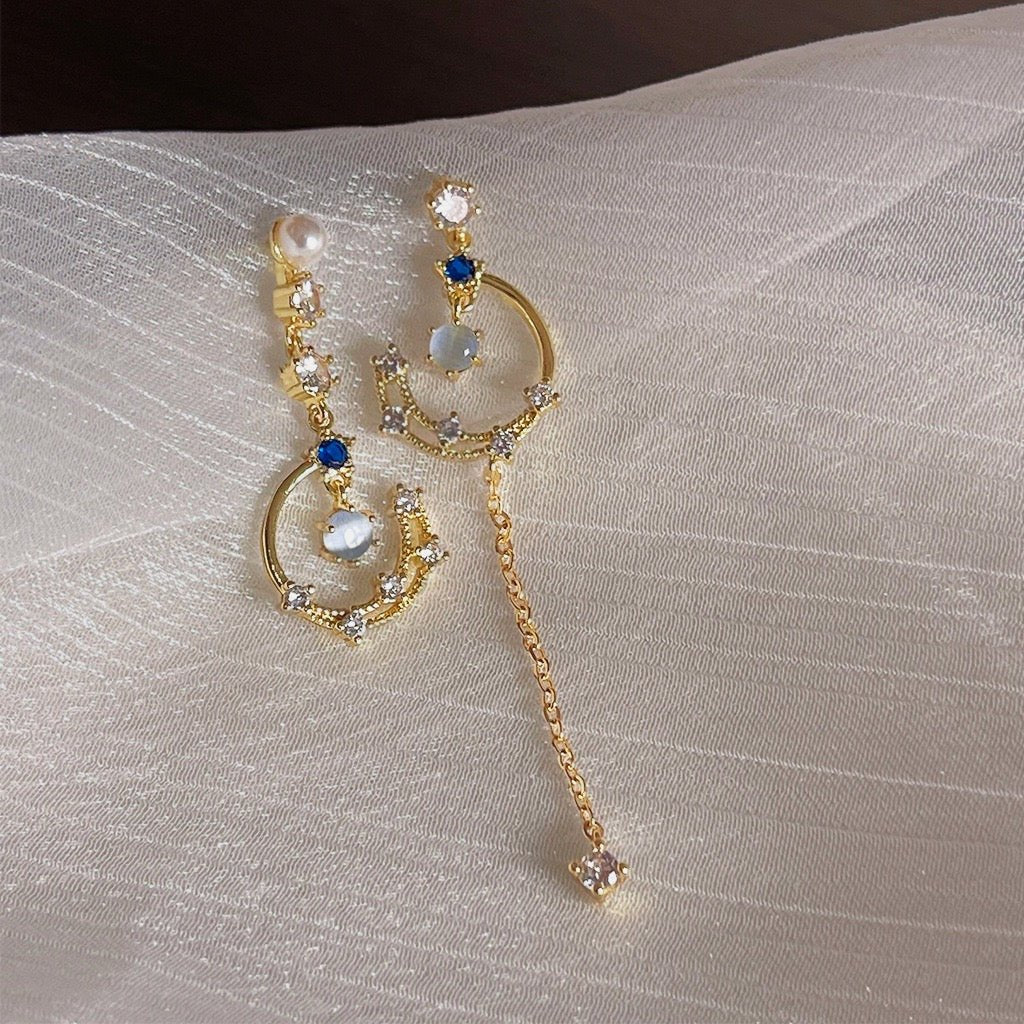 Celestial Earrings - Azure - Hypoallergenic - Abbott Atelier