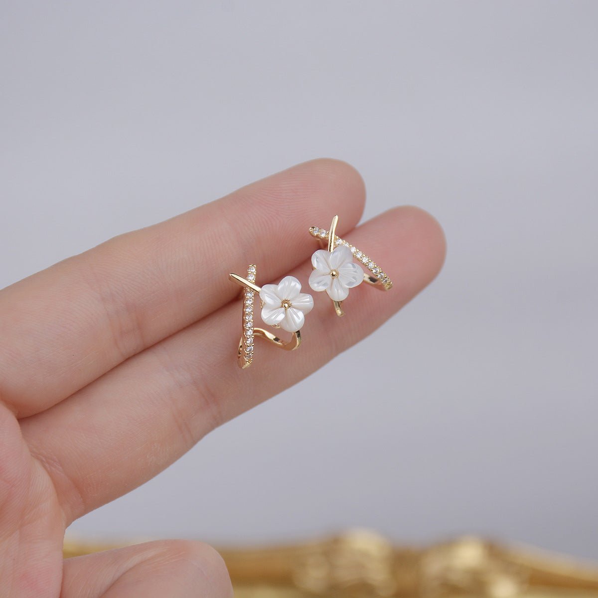 Cherry Blossom Earrings - Nikki - Hypoallergenic - Abbott Atelier