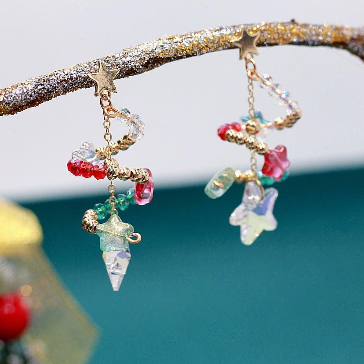 Christmas Tree Earrings - Hypoallergenic - Abbott Atelier