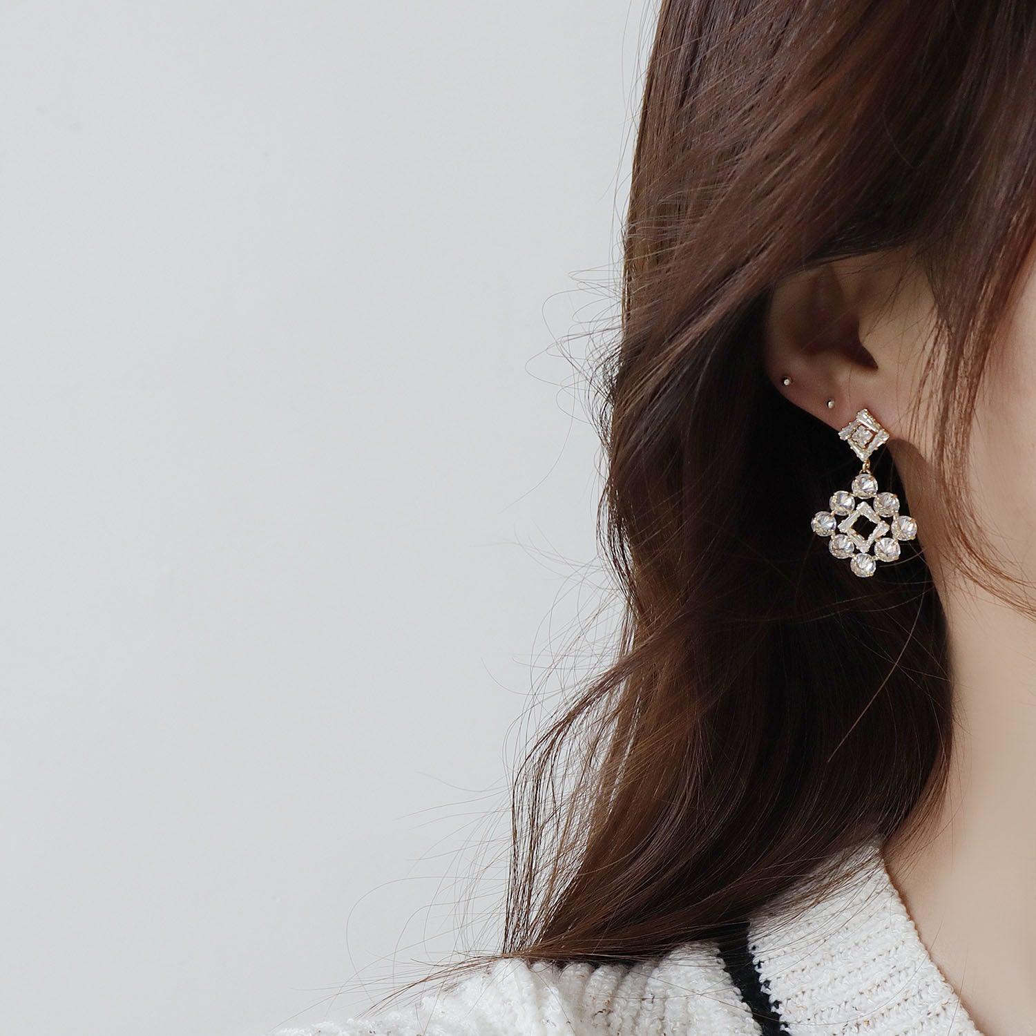 [Clearance] Baroque Earrings - Krystal - Hypoallergenic - Abbott Atelier