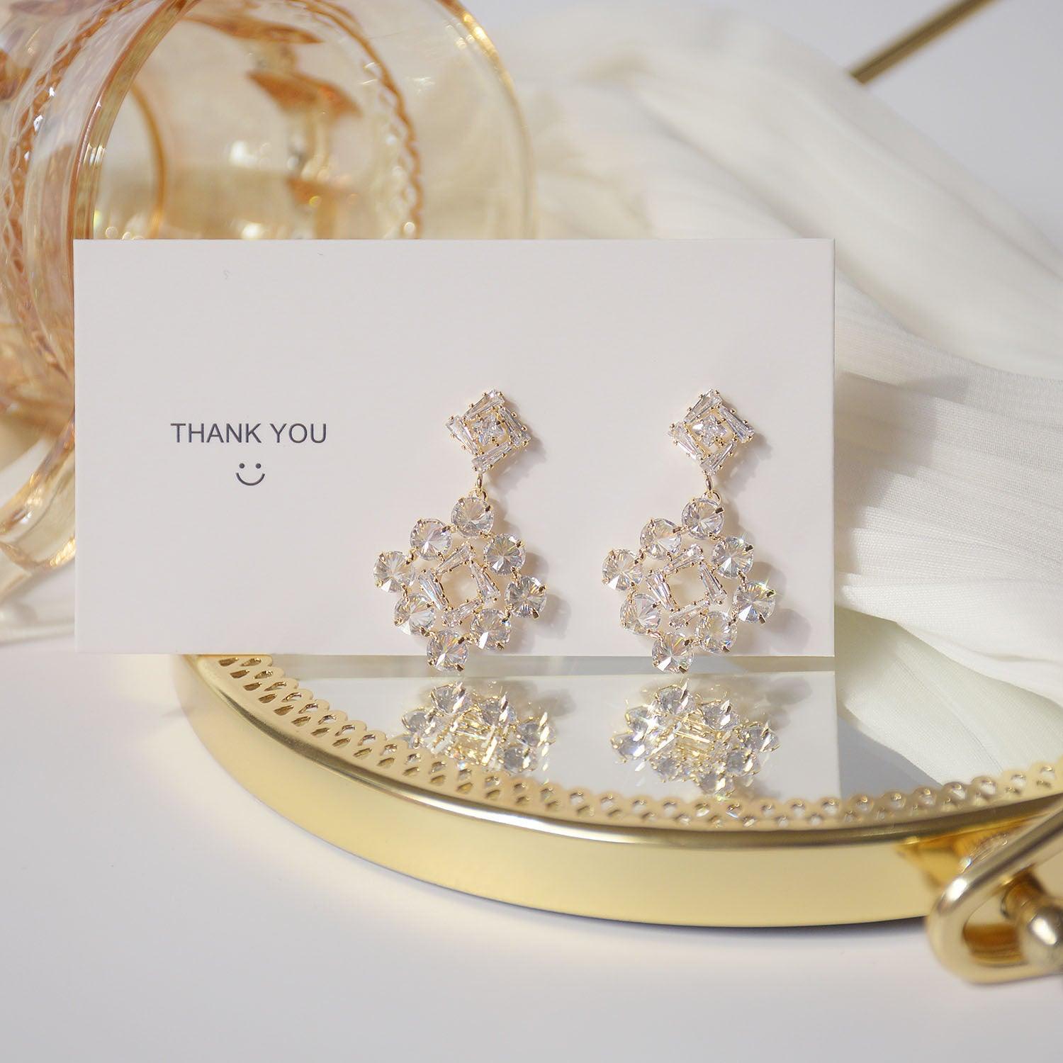 [Clearance] Baroque Earrings - Krystal - Hypoallergenic - Abbott Atelier