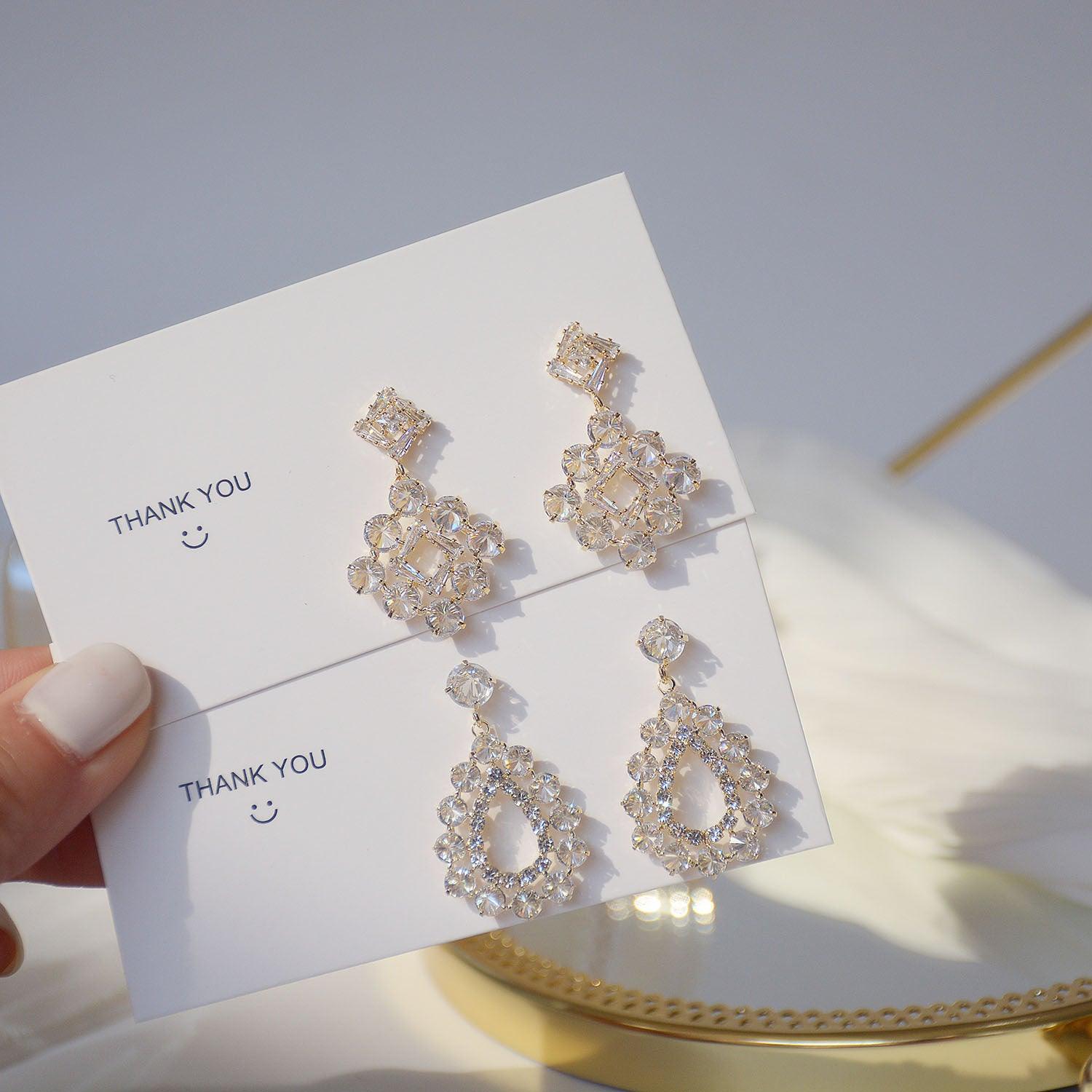 [Clearance] Baroque Earrings - Krystal - Hypoallergenic - Abbott Atelier