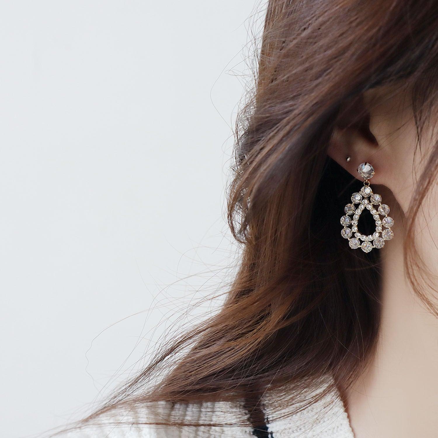 [Clearance] Baroque Earrings - Krystal - Hypoallergenic - Abbott Atelier