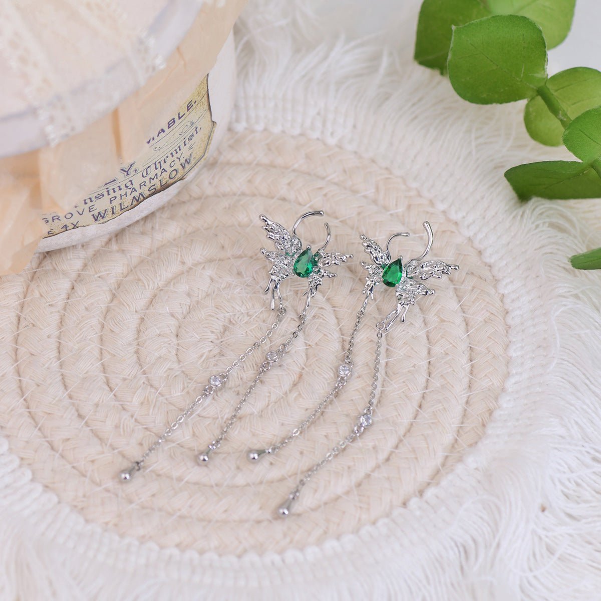 [Clearance] Butterfly Drop Earrings - Hypoallergenic - Abbott Atelier