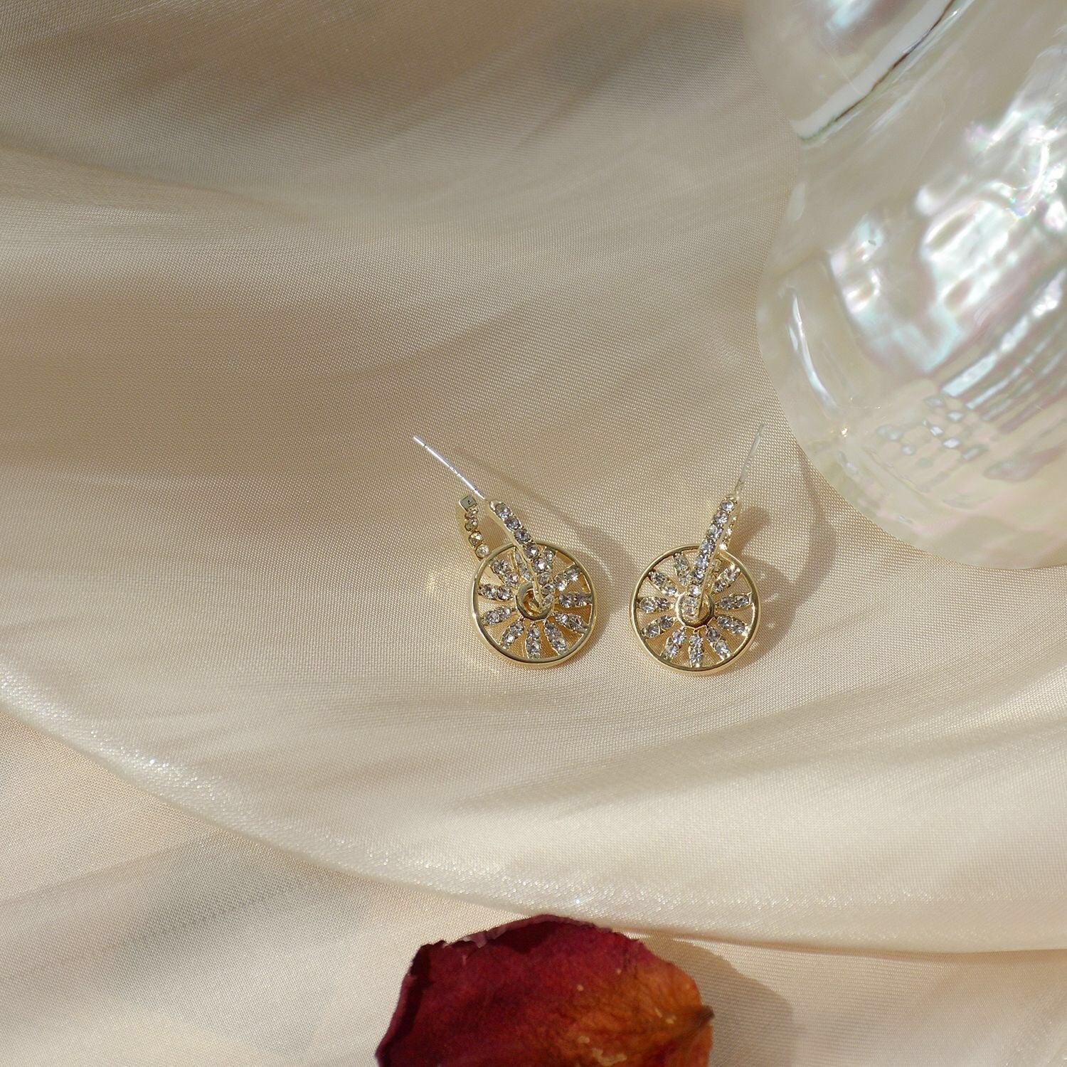 [Clearance] Compass Earrings - Hypoallergenic - Abbott Atelier