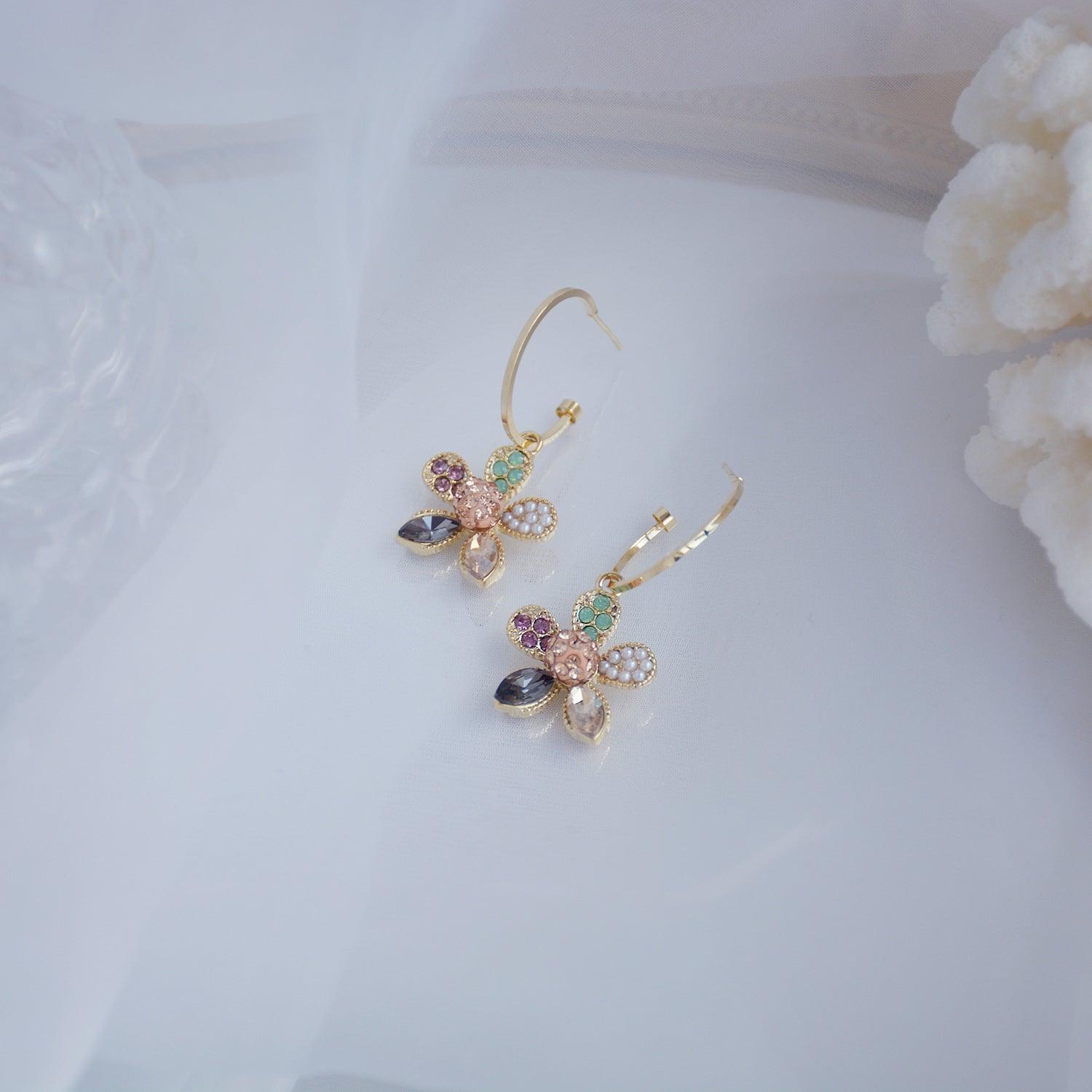 [Clearance] Flower Earrings - Hypoallergenic - Abbott Atelier