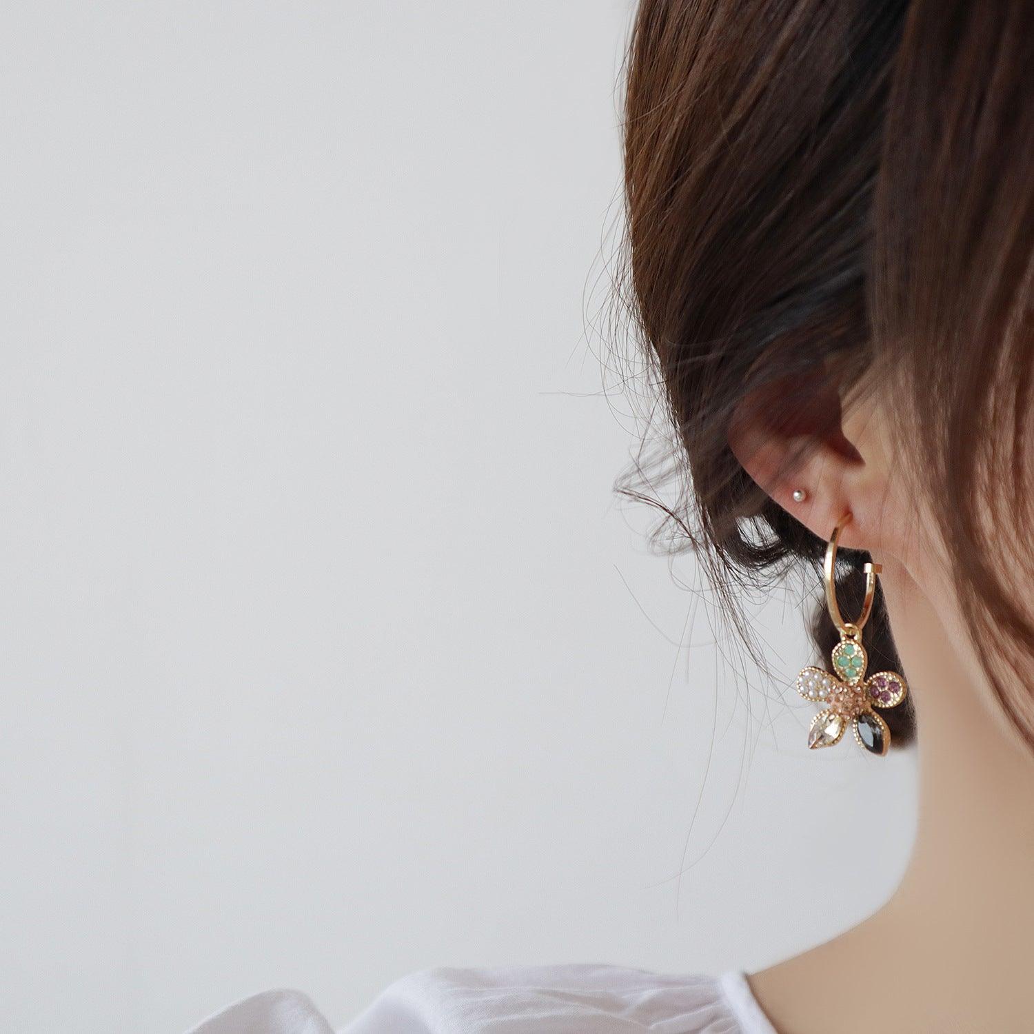 [Clearance] Flower Earrings - Hypoallergenic - Abbott Atelier