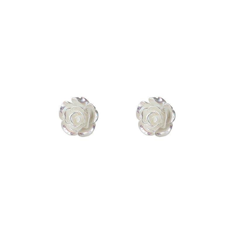 [Clearance] Rose Stud Earrings (3 Colors) - Hypoallergenic - Abbott Atelier