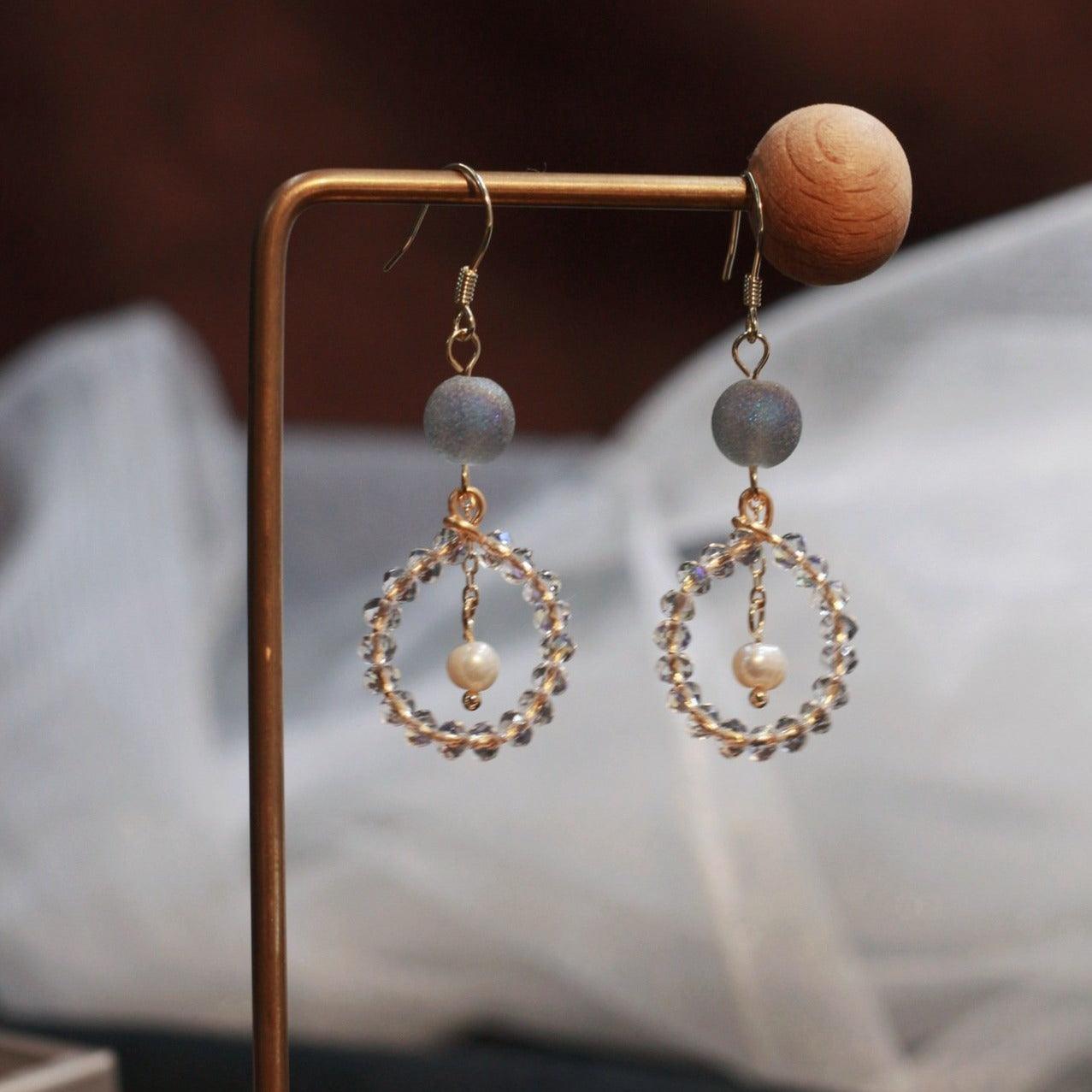 Crystal Teardrop Earrings - Hypoallergenic - Abbott Atelier