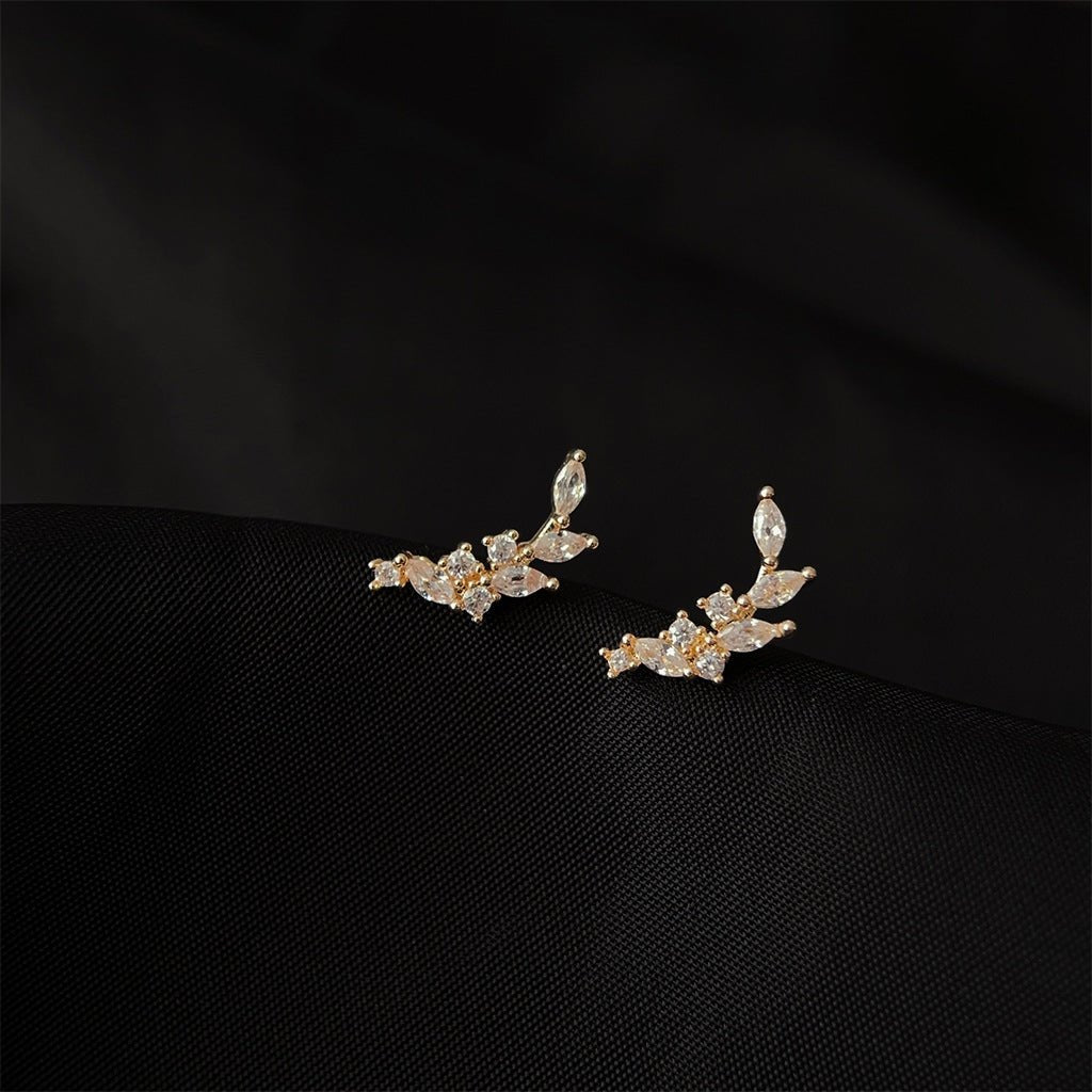 Leaves Stud Earrings - Hypoallergenic - Abbott Atelier